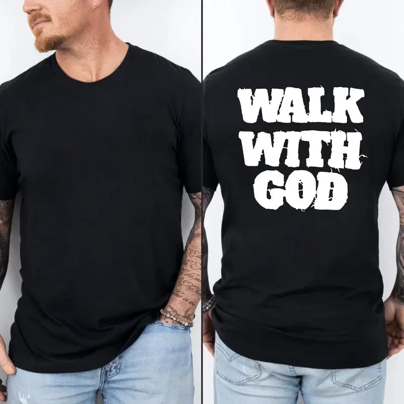 Walk With God Christian T-Shirt