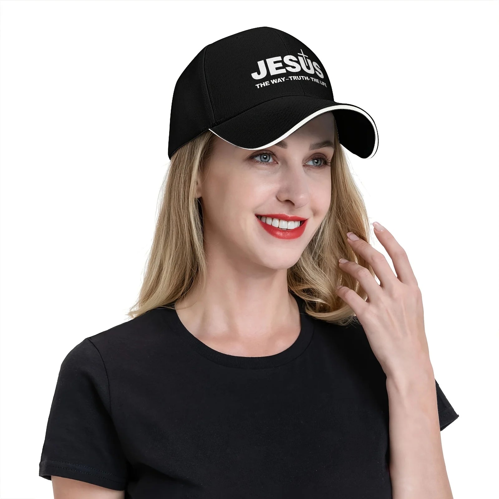 Jesus Cross Printed Cap