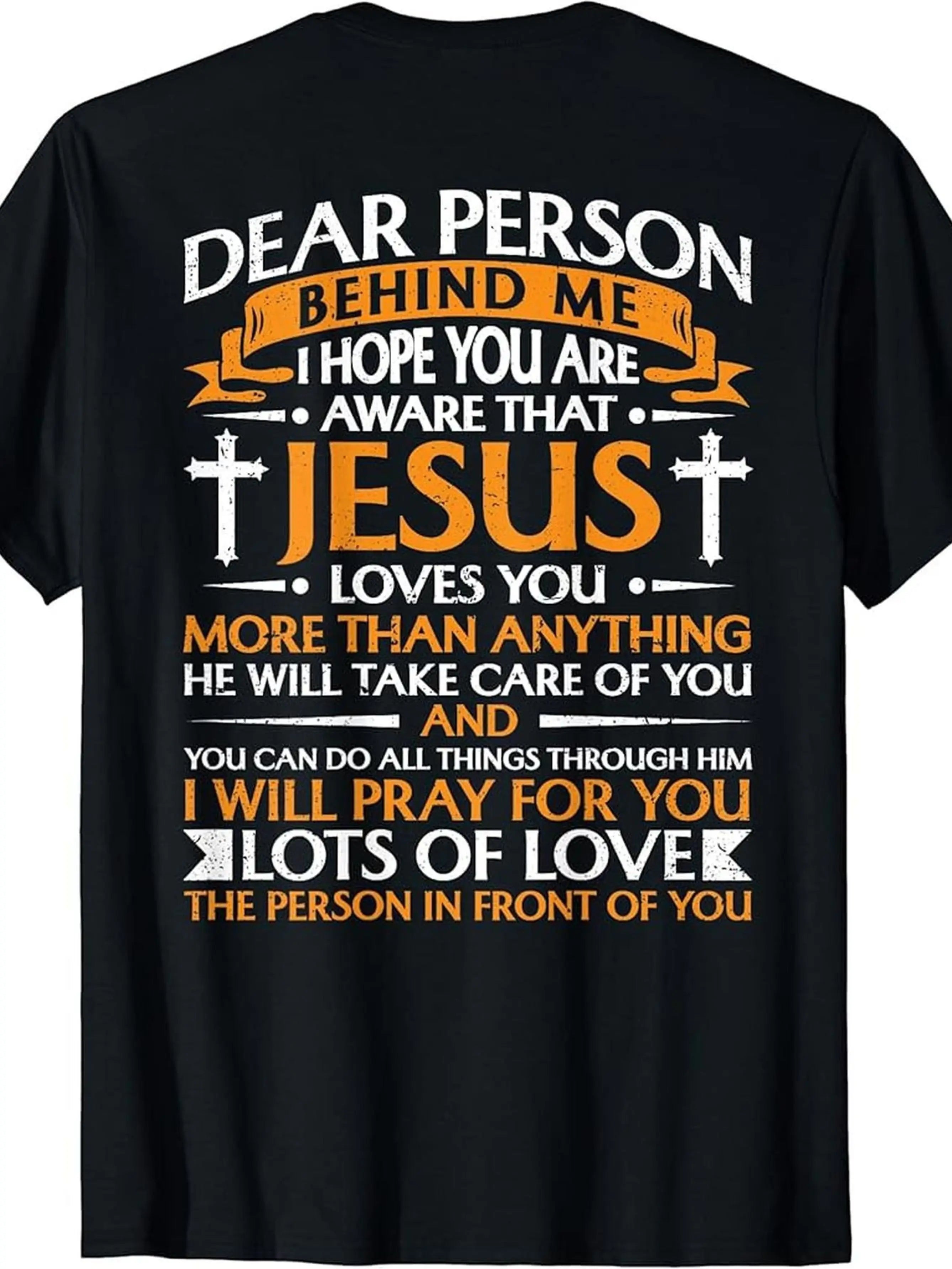 Jesus Loves You Cotton T-Shirt