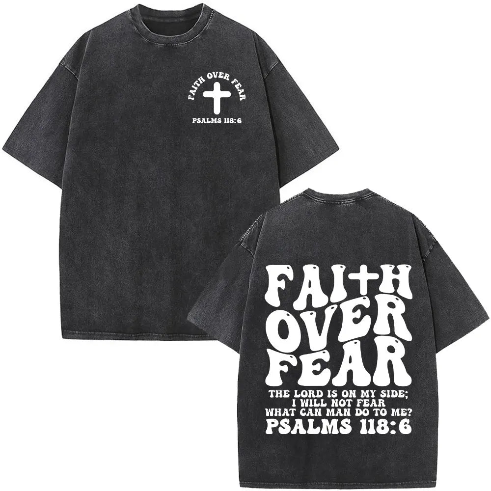 Faith Over Fear Christian T-Shirt