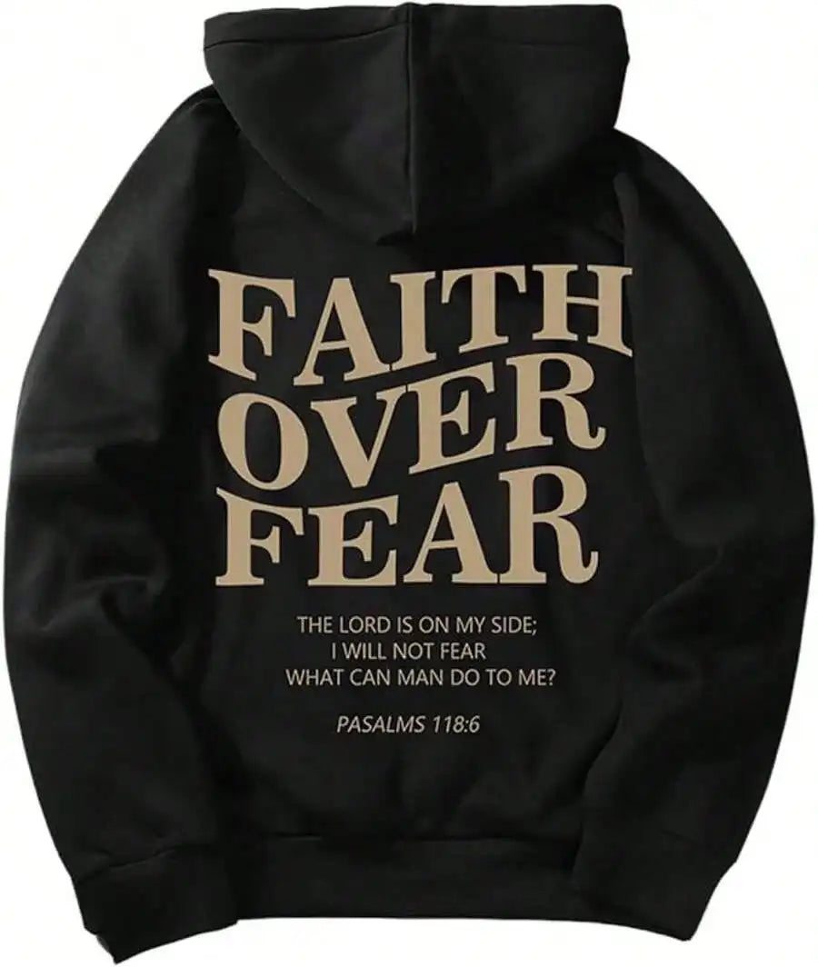 Faith Over Fear Pullover Hoodie