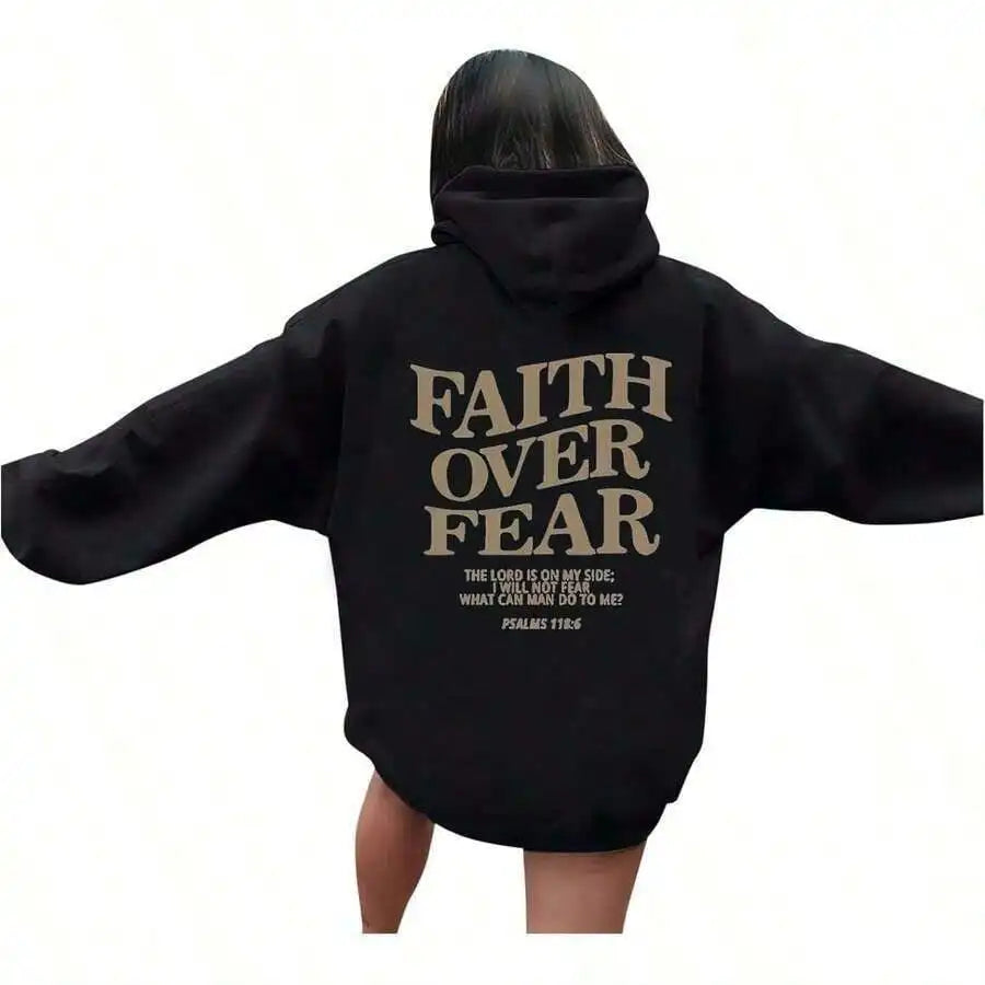 Faith Over Fear Graphic Hoodie