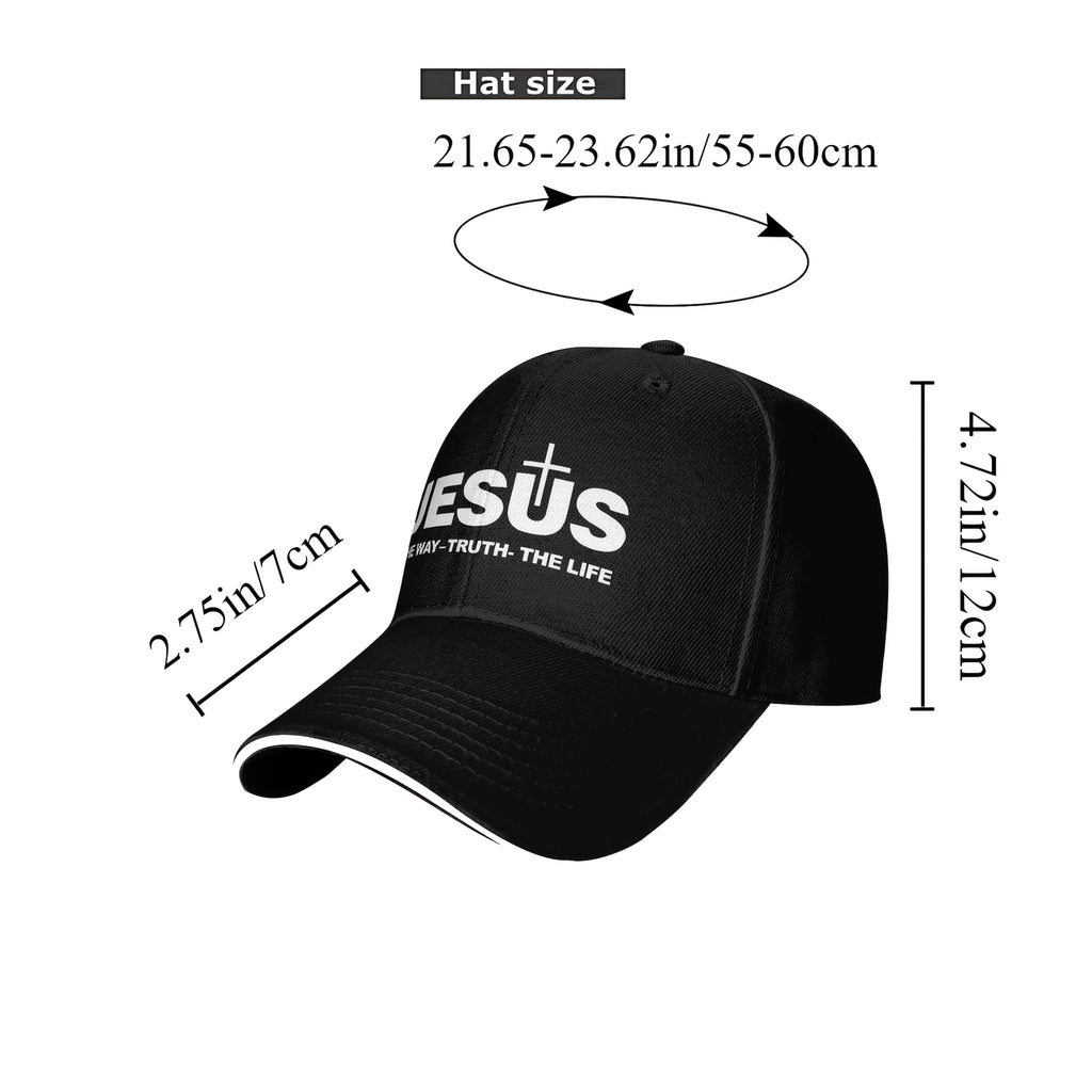 Jesus Cross Printed Cap