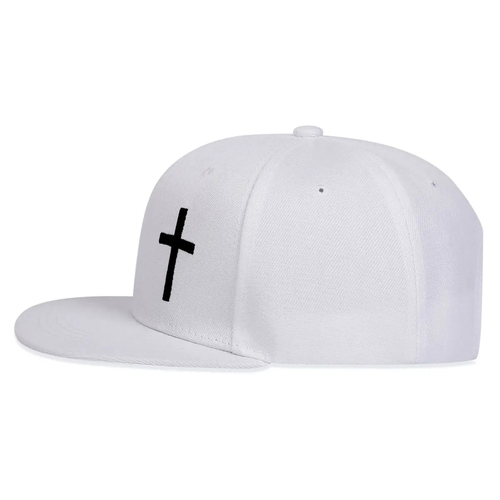 Cross Embroidery Hip Hop Cap