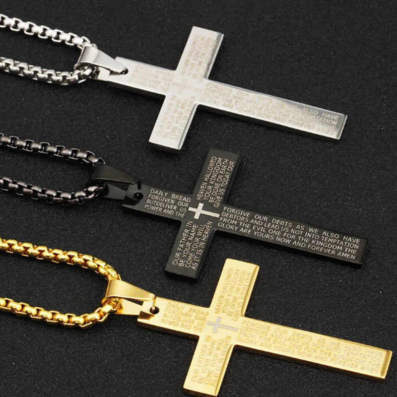 Jesus Cross Pendant Necklace