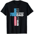 Blessed Dad Christian Cross T-Shirt
