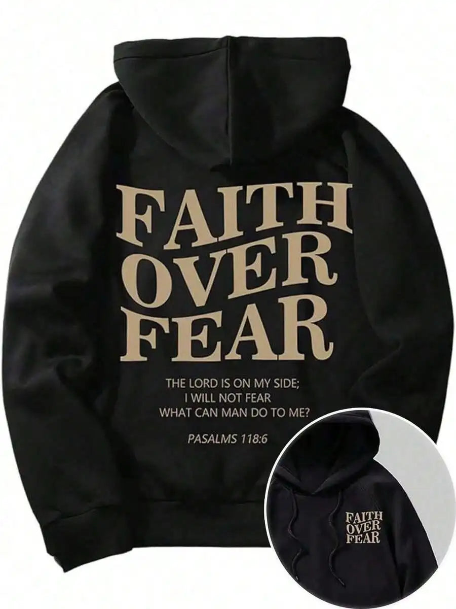 Faith Over Fear Pullover Hoodie