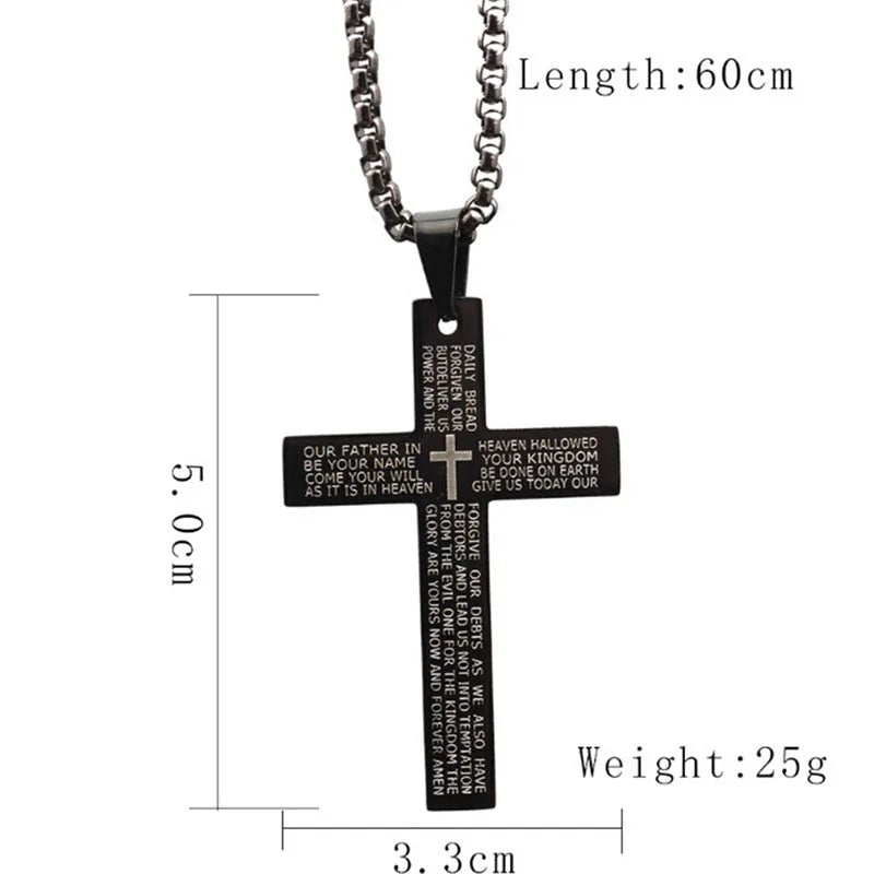 Jesus Cross Pendant Necklace