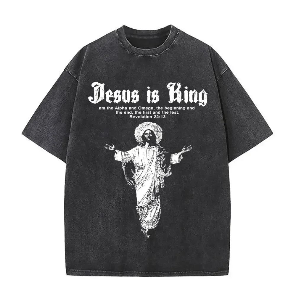 Jesus Is King Vintage Christian T-Shirt