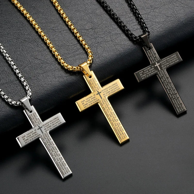 Jesus Cross Pendant Necklace