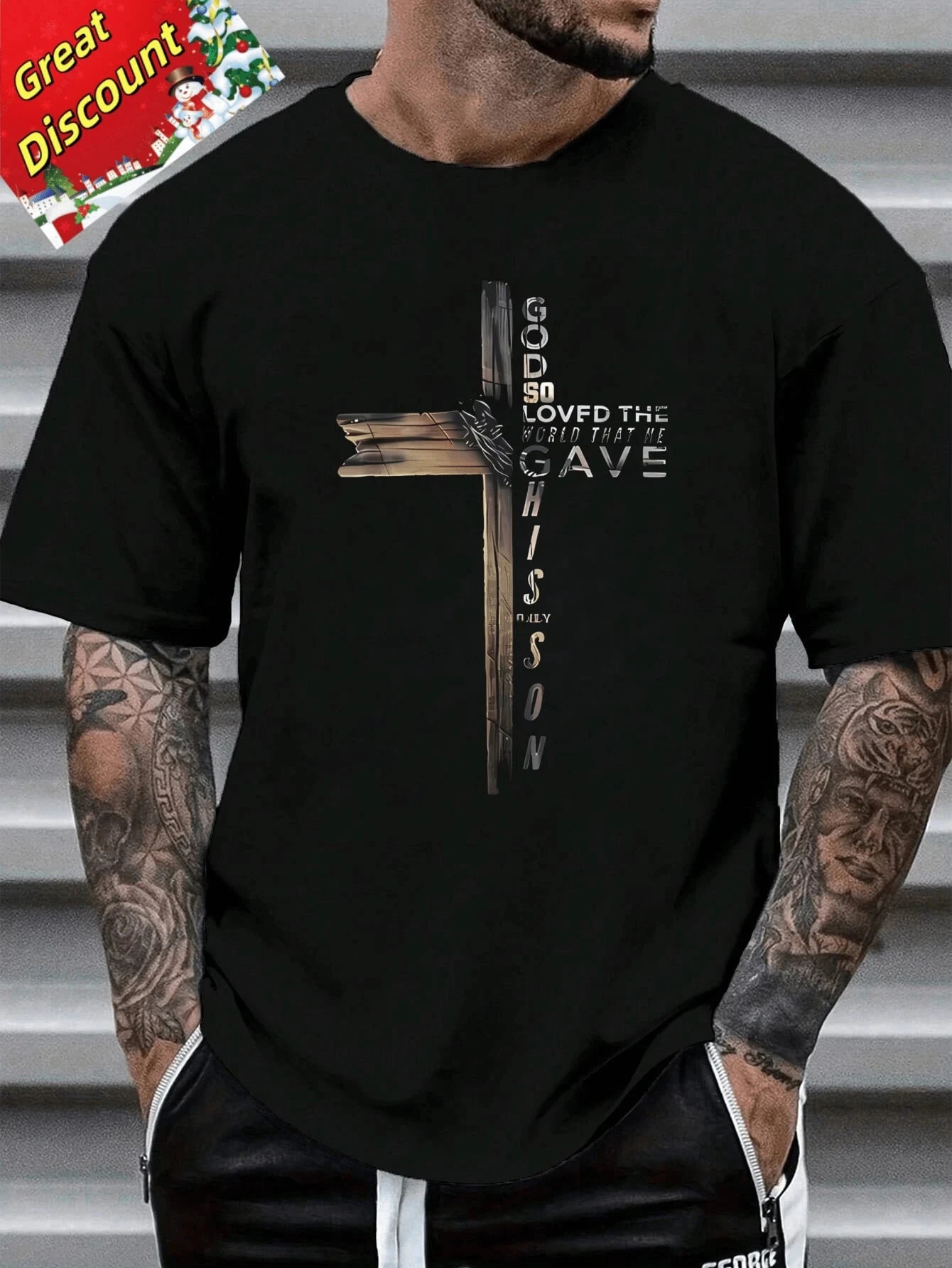 Christian Goth Retro Oversized T-Shirt