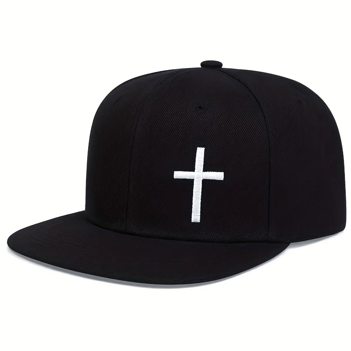 Cross Embroidery Hip Hop Cap