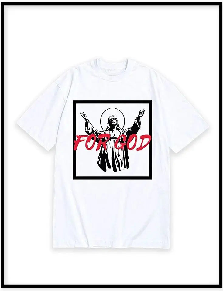 Christian Cross Harajuku T-Shirt