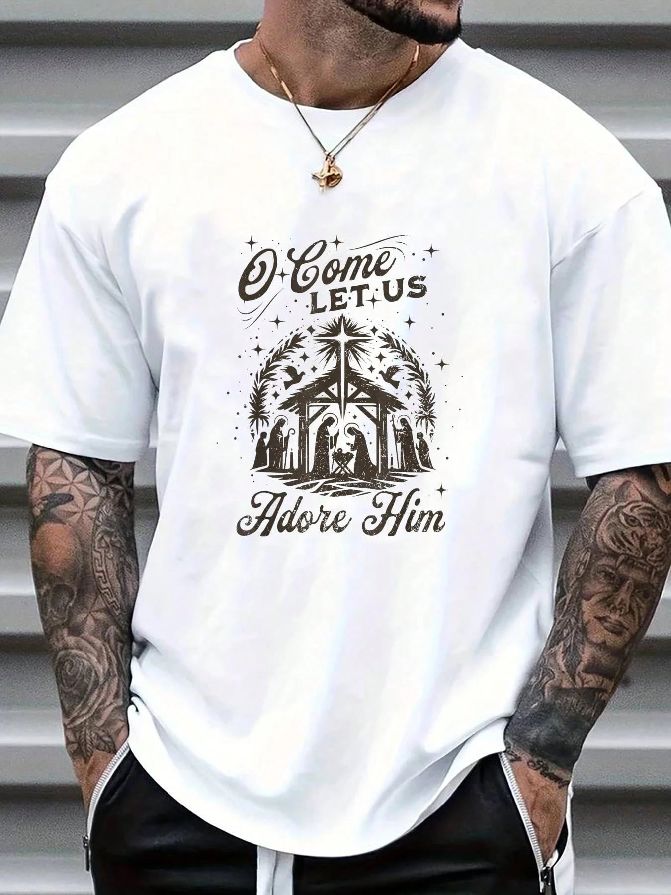 Christian Goth Retro Oversized T-Shirt