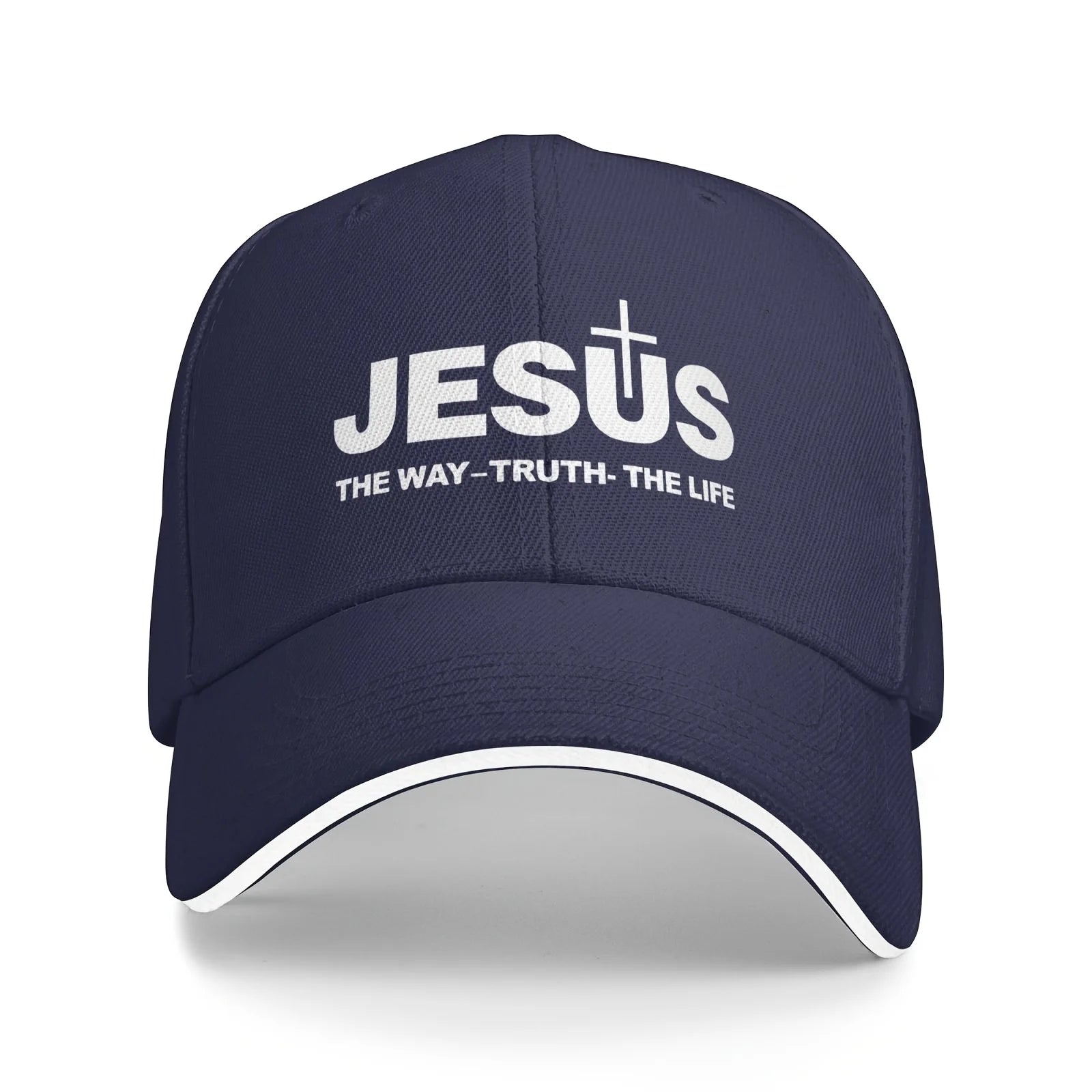 Jesus Cross Printed Cap