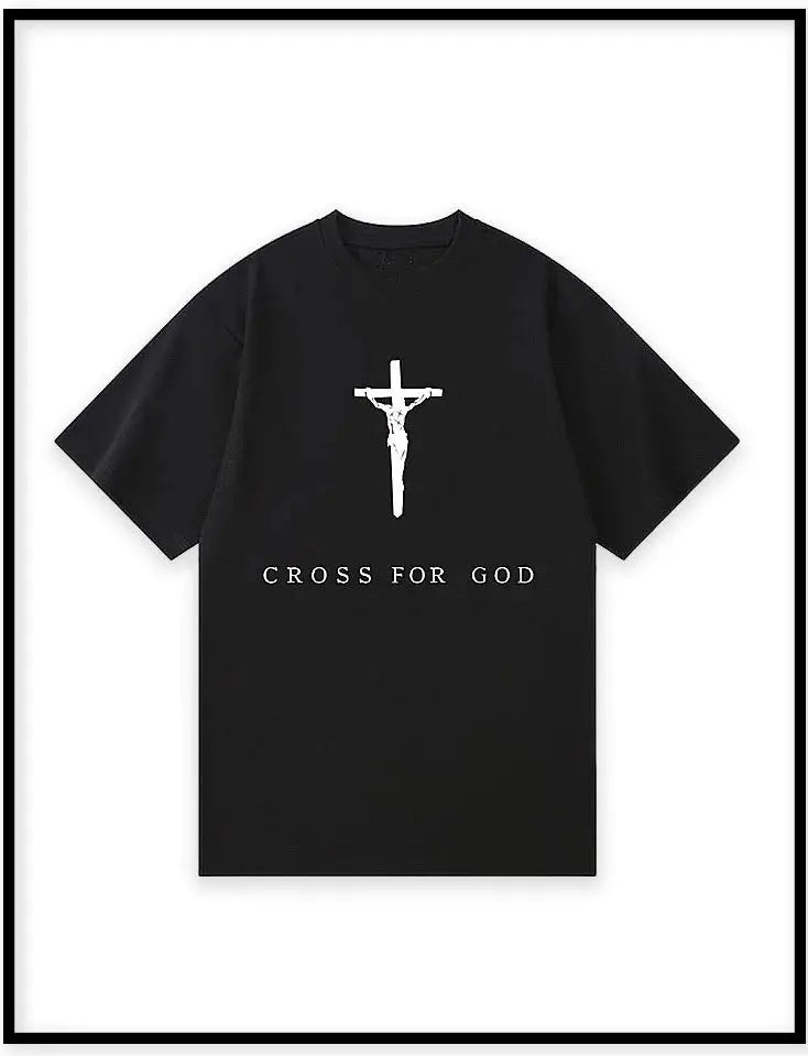 Christian Cross Harajuku T-Shirt