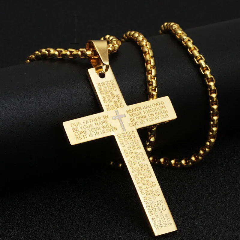 Jesus Cross Pendant Necklace