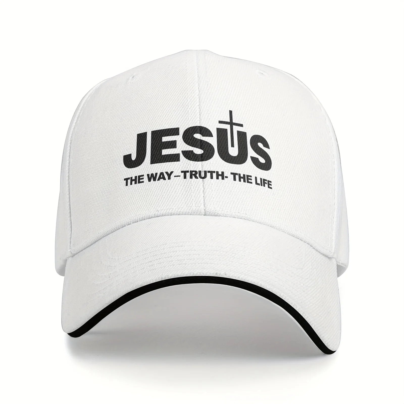 Jesus Cross Printed Cap