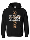 Philippians 4:13 Cross Hoodie