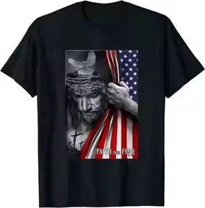 Christian Cross Retro T-Shirt