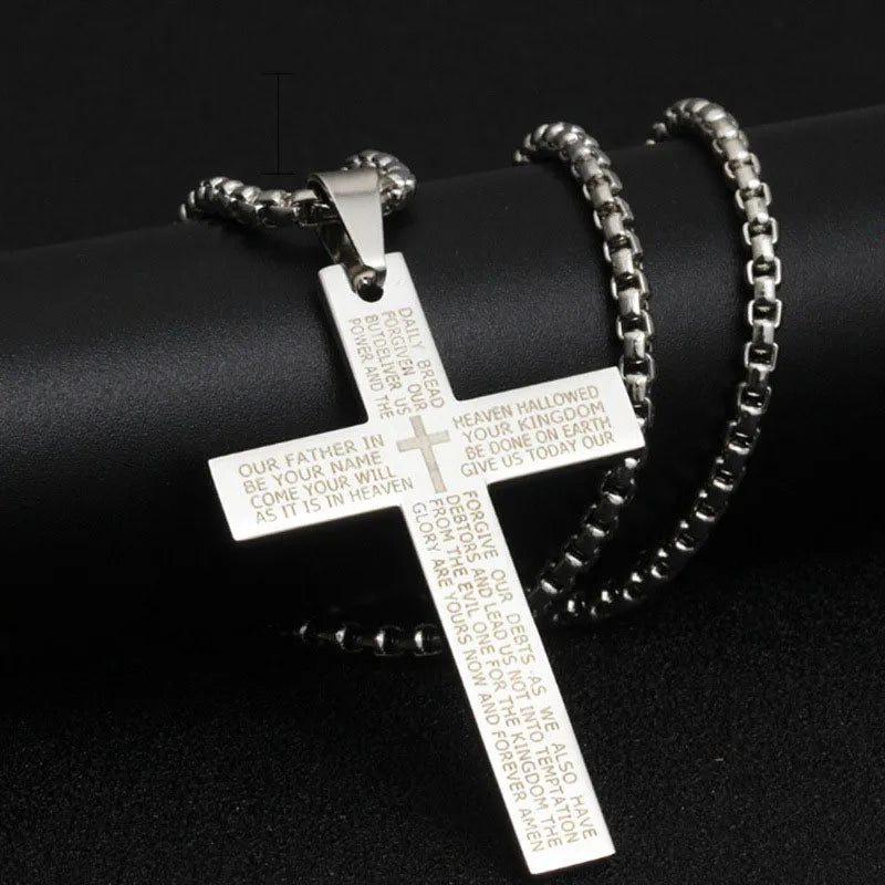 Jesus Cross Pendant Necklace