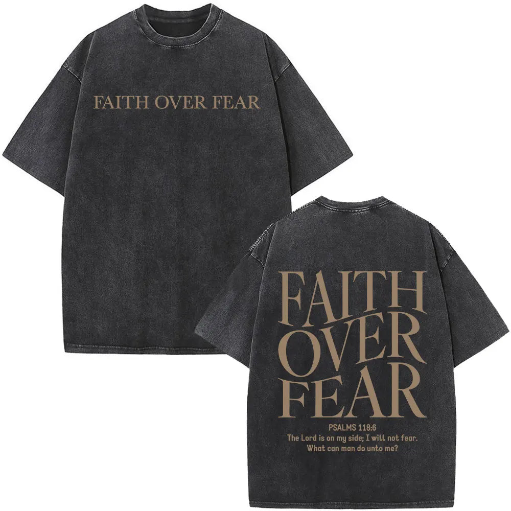 Faith Over Fear Christian T-Shirt