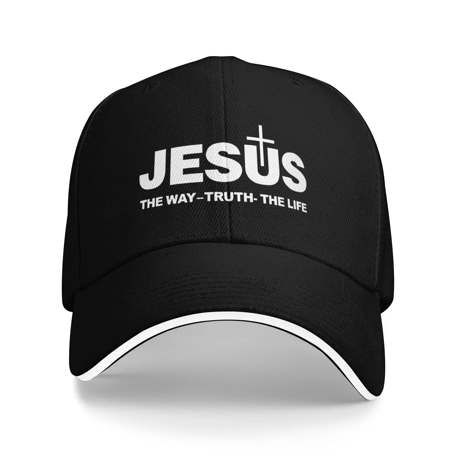 Jesus Cross Printed Cap