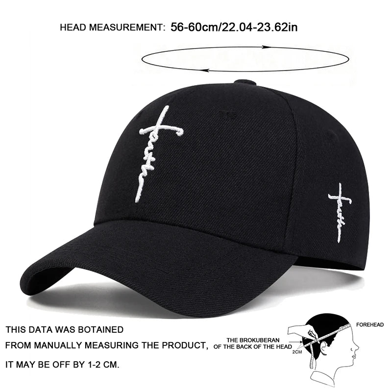 Faith Embroidery Baseball Cap